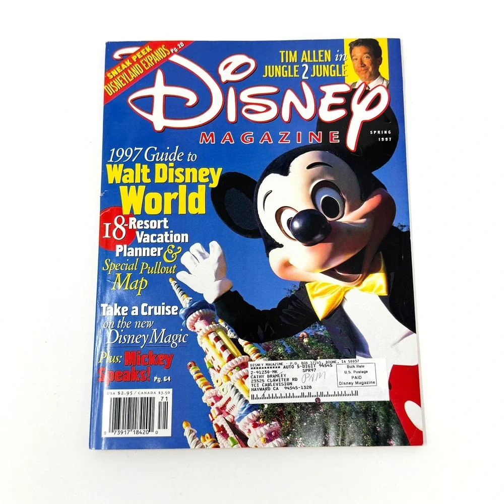 Disney News Magazine Lot 15 Issues 1990-1997 Mickey Aladdin Muppets Theme Parks